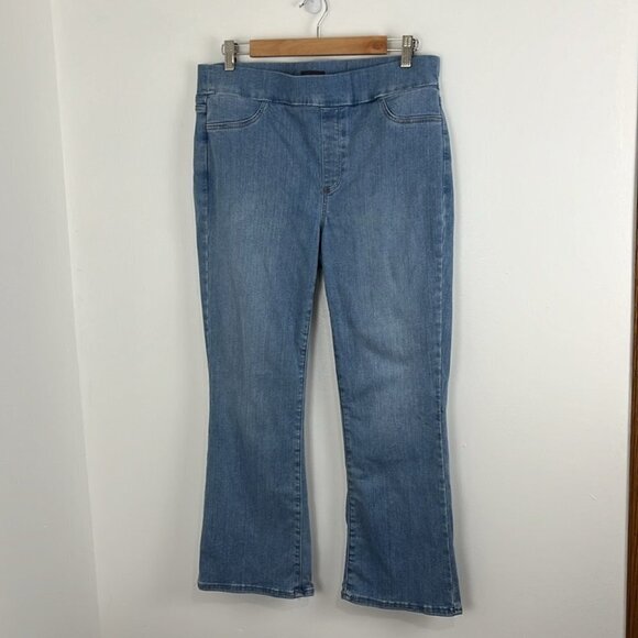 NYDJ Clean Everly Pull-On Elastic Waist Denim Jeans - Picture 2 of 9